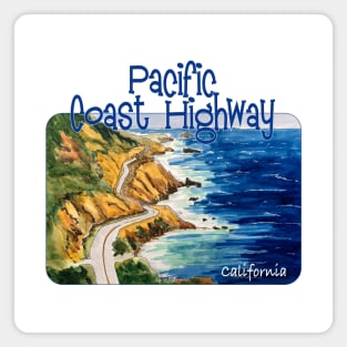 Pacific Coast Highway 1, California Magnet